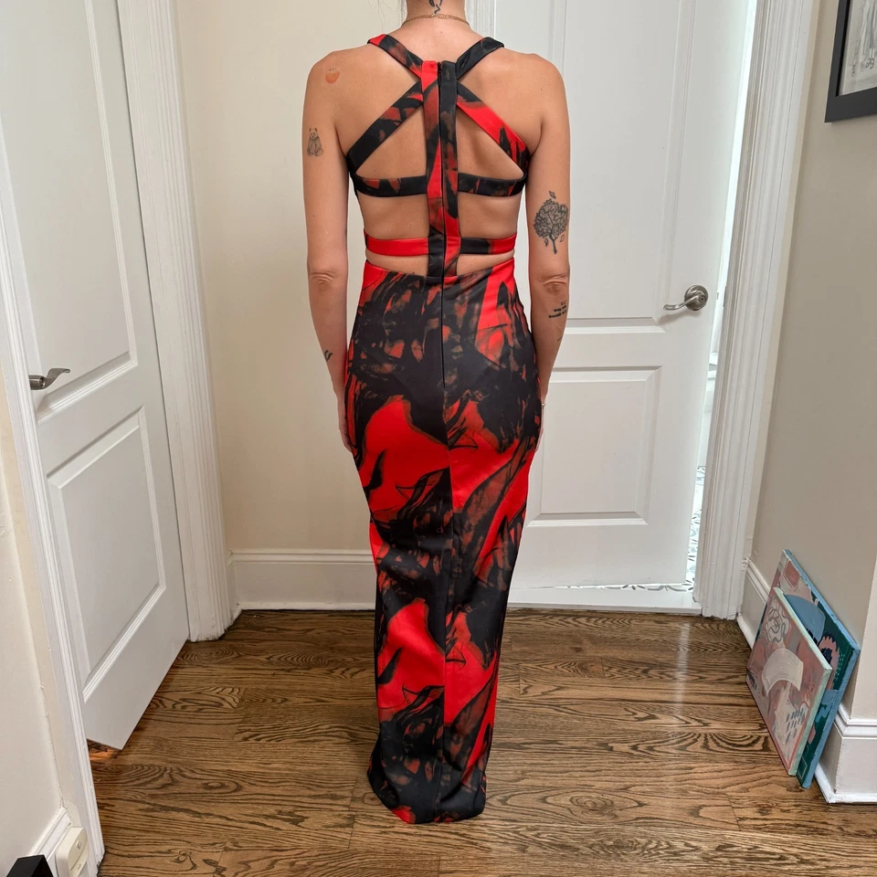 Vestido Bariano Australia Cage Back Talla 4 Foto 2 de 4