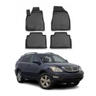 OMAC Floor Mats Liner for Lexus RX350 RX330 RX400h 2003-2009 TPE All-Weather 4x