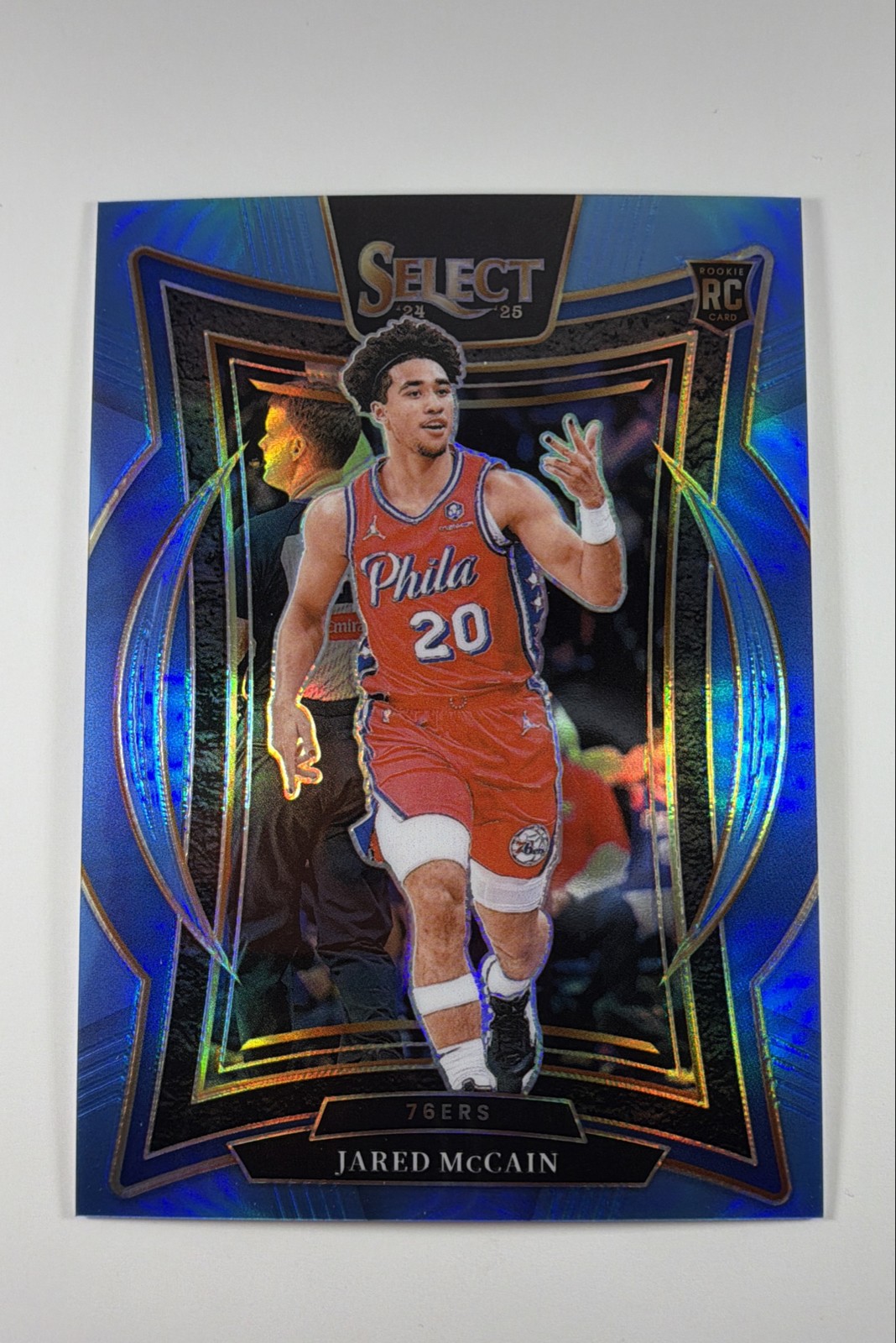 2024-25 Panini Select - Concourse Jared McCain #82 Light Blue Prizm /299 (RC)