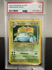 Pokemon 1999 Venusaur Vintage 015/102 Base Set Holo PSA 7