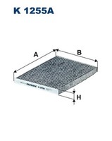 Filtron Innenraumfilter K 1255A Aktivkohlefilter FüR Qashqai T31 J10 Trail NJ10