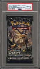 2018 Pokemon Ultra Prism Dusk Mane Necrozma PSA 10 Foil Booster Pack GEM MINT!