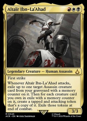 1 x Altair Ibn-La'Ahad - Foil - Universes Beyond: Assassin's Creed - NM-Mint - M