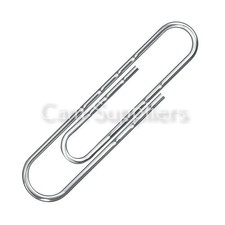Giant Jumbo 77mm High Quality Paper Clips 1.5mm Spring Steel Wire KF27004