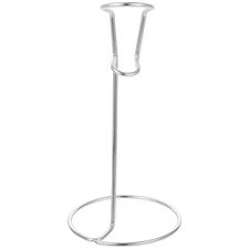 Stainless Steel Egg Beater Holder Milk Frother Stand Kitchen Rack Silver Tool