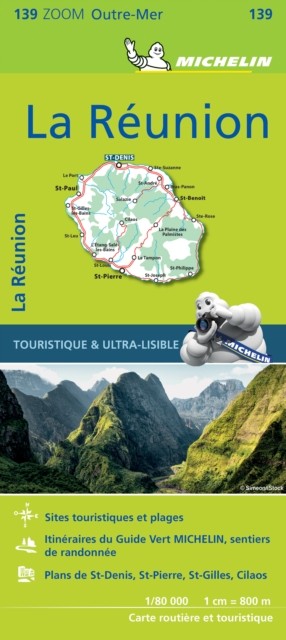 La Reunion - Zoom Map 139: Map by Michelin SHEET MAP - Image 3