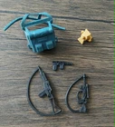 Vintage Star Wars lot - 3 Weapons - Yoda  Backpack - Sandcrawler Peg 1978 1980