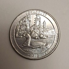 2018 America the Beautiful Quarter Voyageurs National Park Minnesota 25C