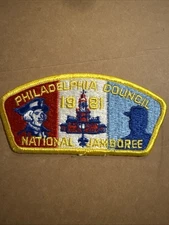 1981 Philadelphia COUNCIL Boy Scout National Jamboree PATCH BSA JSP CSP