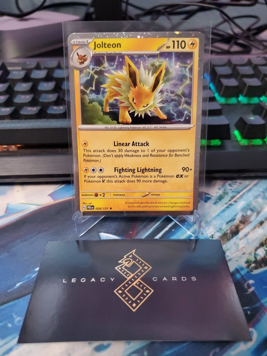 Jolteon 029/131 - Prismatic Evolutions Costco 8-Pack Mini Tin Promo - Pok  TCG | eBay