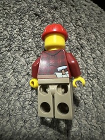 Lego City FLANNEL SHIRT Logger Minifigure LUMBERJACK Set 60059 Logging Truck