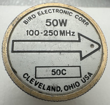 Bird 43 Thruline WattMeter Element 50W 50C 100-250MHz
