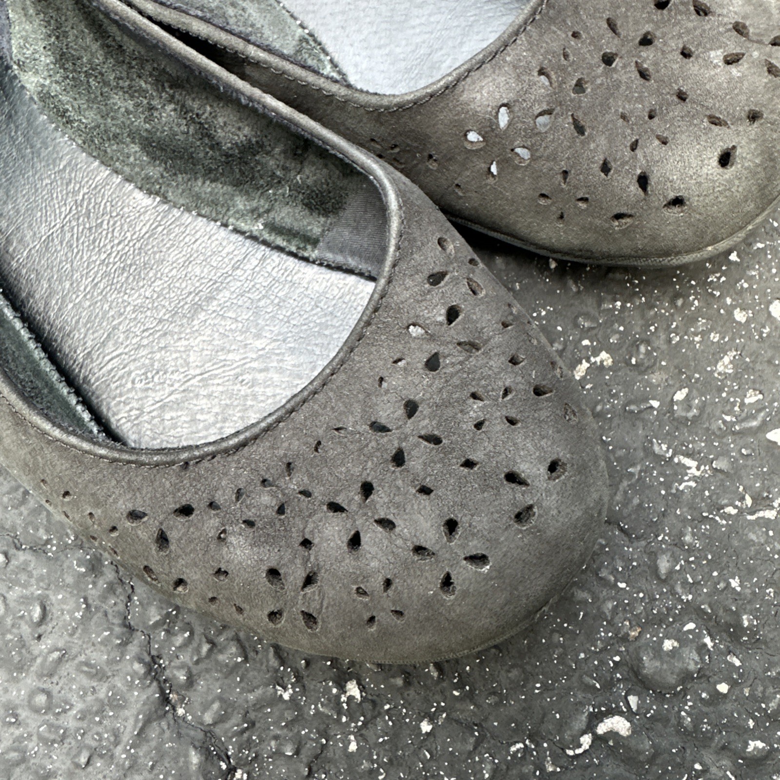 Ballerine Merrell taglia 8 scarpe donna pelle nera classiche 800