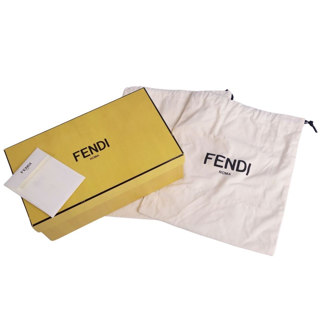 FENDI PUMPS FLAT BALLET SHOES RUFFLED LEATHER WOMENS 35 (22cm) Used MOLO-0 thumbnail 10