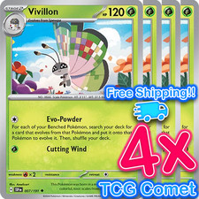 Vivillon #7 Prices | Pokemon Surging Sparks | Pokemon Cards