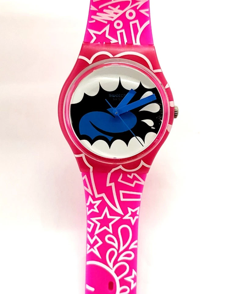SWATCH STANDARDS 2011 - GP133 - Shout Out (kidrobot) Leicht Gebraucht - Bild 1 von 2