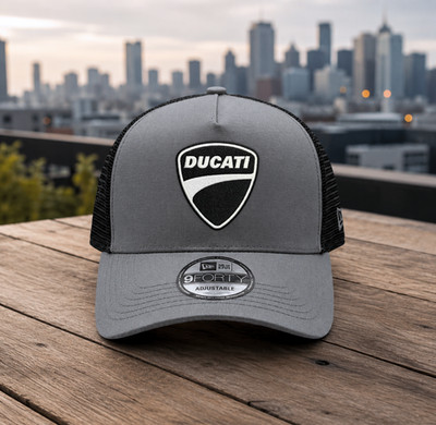 Ducati Embroidered Trucker Hat Racing Snapback Mesh Cap