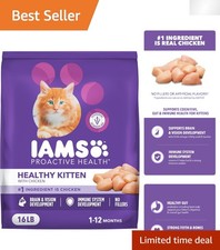 Proactive Health Healthy Kitten Dry Cat Food with Chicken, 16 lb. Bag 3.44 per pound