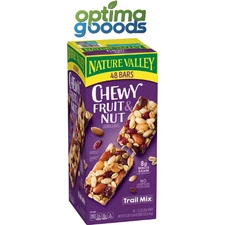 Nature Valley Chewy Trail Mix Granola Bars, Fruit & Nut, 48 Count Box.