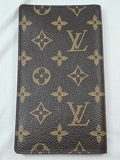 Used Louis Vuitton Agenda Posh R20503 Monogram Notebook Cover Pass Holder