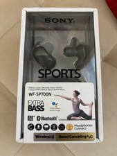Sony WF-SP700N Wireless Noise Canceling In-Ear Headphone - Wireless Black New