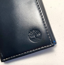 Timberland Premium Genuine Leather Trifold Wallet in Black for Men  NewWithTags