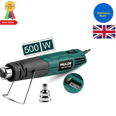 Vielseitige 500W Heißluftpistole - Dual Temperatur & Metallständer für Handwerk & Reparaturen