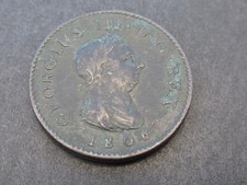 1806 George III Copper Farthing Coin Nice Collectable Condition