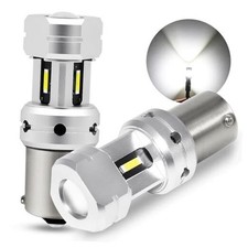 1156 LED Reverse Bulbs 3600 Lumens 500 Super Bright P21W BA15S 7506 White