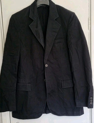 Fendi, Fendi Mens Blazer Suit Jacket Black Smart Casual Medium 48 Vintage Designer