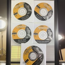 Instant Immersion Spanish 2.0 Audio Couse Guide Set Of 5 Disk CD-ROM Language