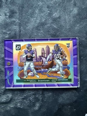 2024 Donruss Optic JJ McCarthy/Justin Jefferson Dual Downtown