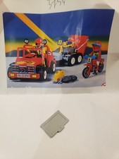 couvercle caisse à outils  pour 4x4 et remorque porte moto cross playmobil 3754