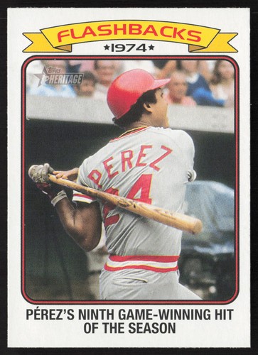 Tony Pérez 2023 Topps Heritage Baseball Flashbacks #BF-8 Cincinnati Reds - 第 1/2 張圖片