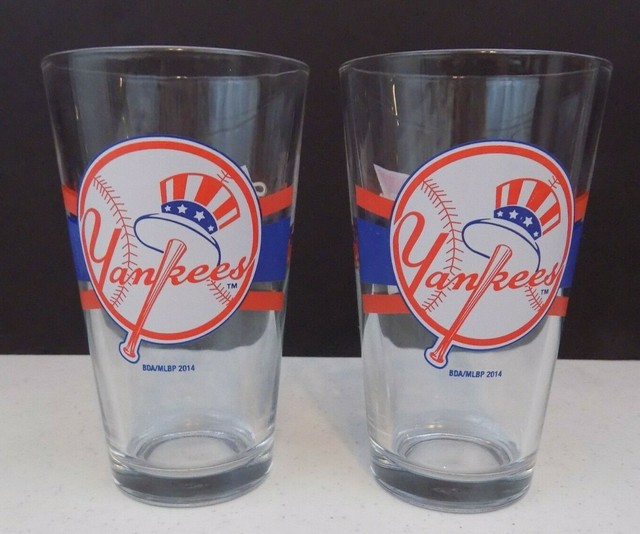 Lot Of 2YankeesBudweiserHere's To BaseballOfficial BeerPint