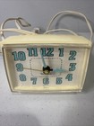 <!--F#f_0-->Vintage Westclox Electric Alarm Clock Parts Repair Turquoise White 22090-22540<!--F/-->