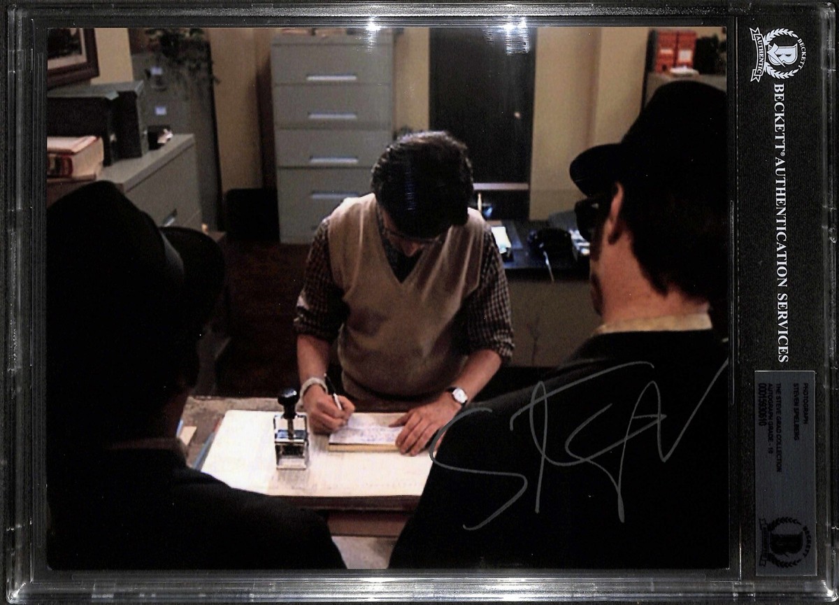 Steven Spielberg The Blues Brothers Signed 8x10 Photo Auto Grade