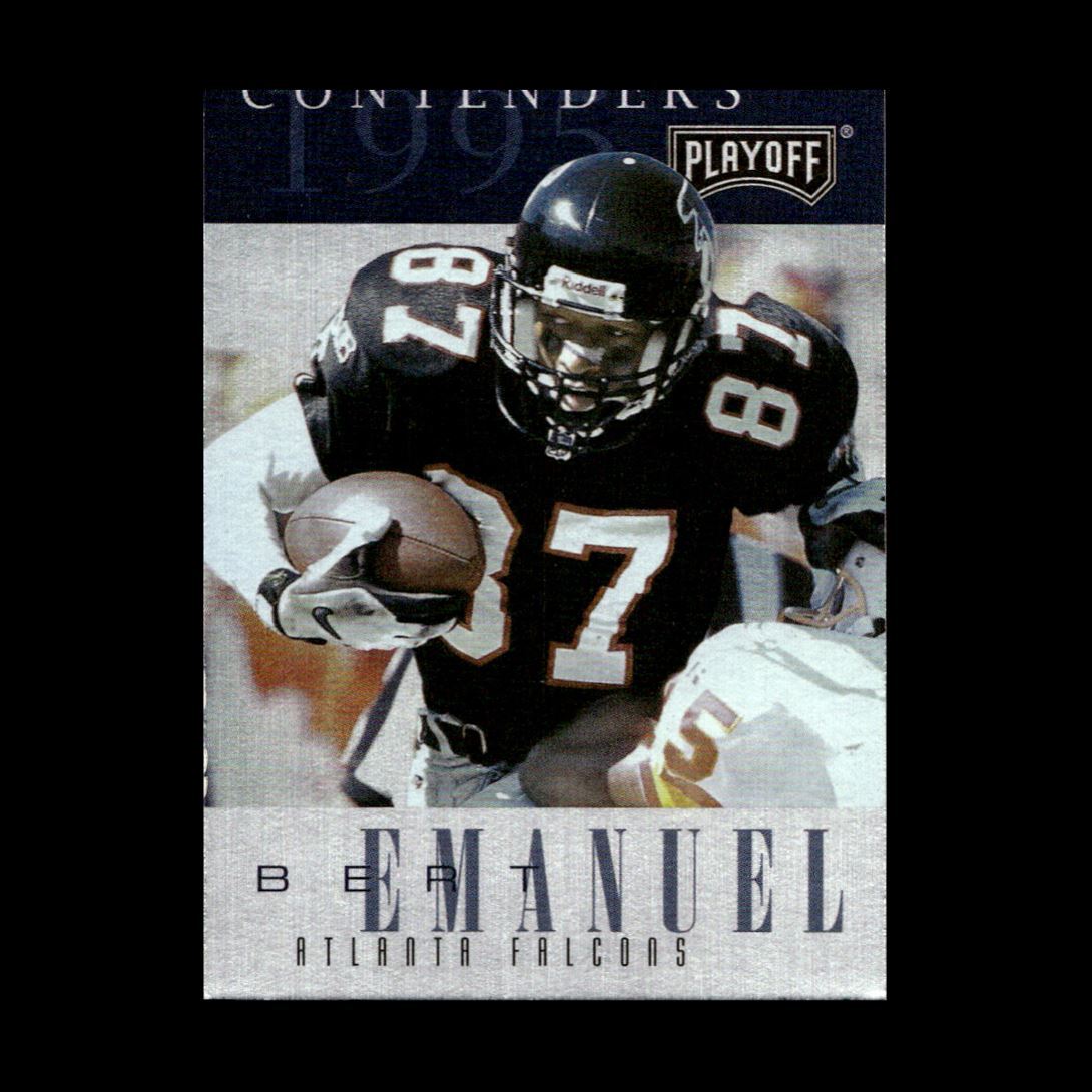 Bert Emanuel 1995 Playoff Contenders Atlanta Falcons #100 Set Break GM