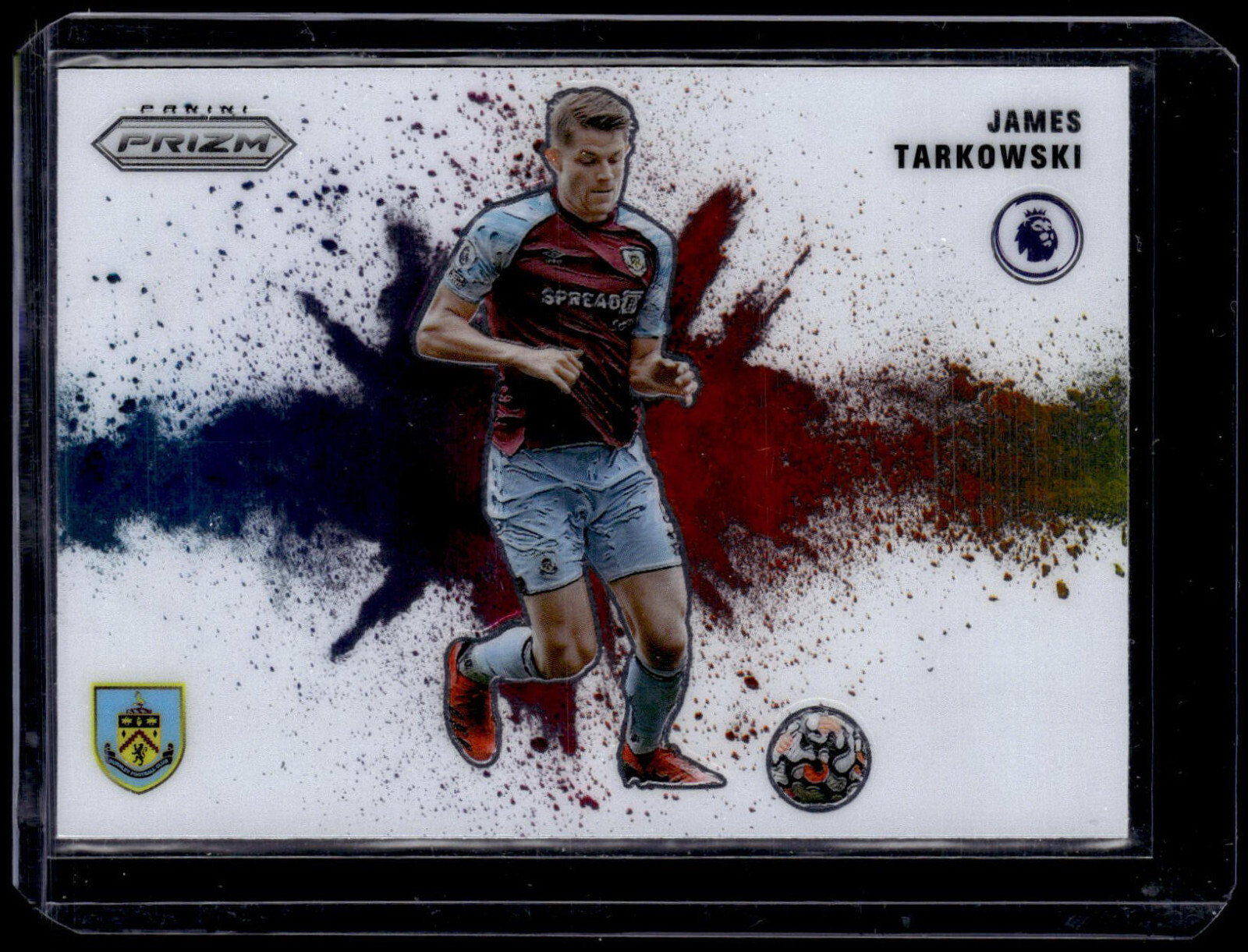 2021 Panini Prizm Premier League Color Blast #11 James Tarkowski SP Case Hit