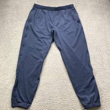 Mondetta Mens Performance Jogger Outdoor Project Pants Large Blue