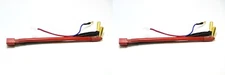 2 PACK Charge/Balance LiPo Battery Adapter Dean's to 5mm Bullet GENS ACE REDLINE