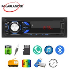 Single 1 Din Audio Digital Car Radio FM Charging USB/AUX/TF Bluetooth Player MP3