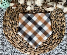 Over the Collar Dog Bandana - Fall Dog Bandana - Halloween Bandana - HANDMADE 