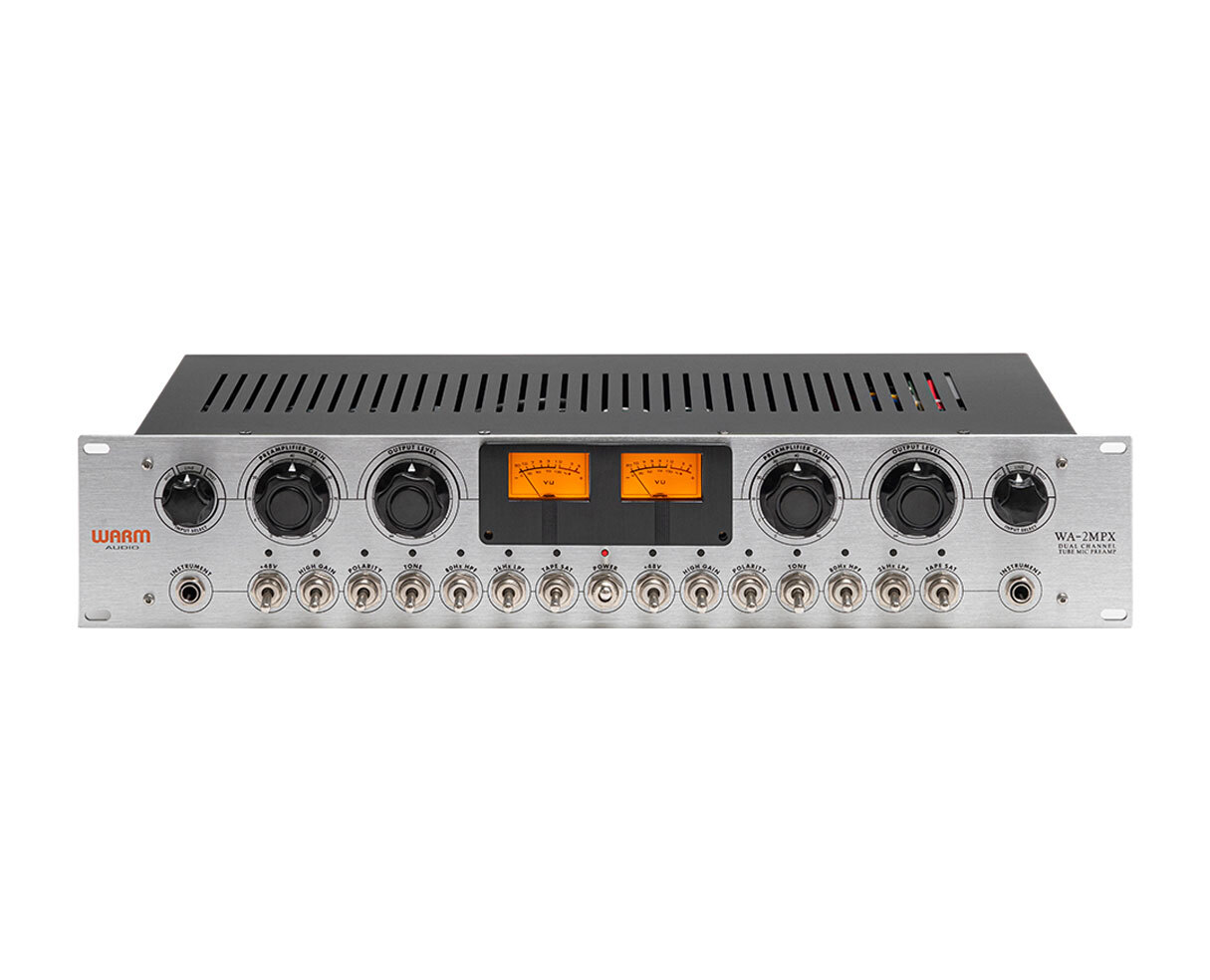 Warm Audio WA-2MPX 2-Channel Tube Microphone Preamp Dual Mic Pre Ampex 351