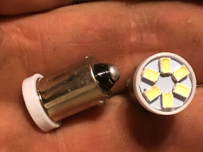 PAAR LED Glühbirnen BA9S GLB989 GLB233 passt seitlich auf MG MG MGB Midget MGBGT
