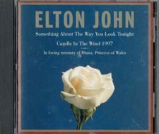 Elton John Something about the way you look Candle in the wind CD-DISC Only