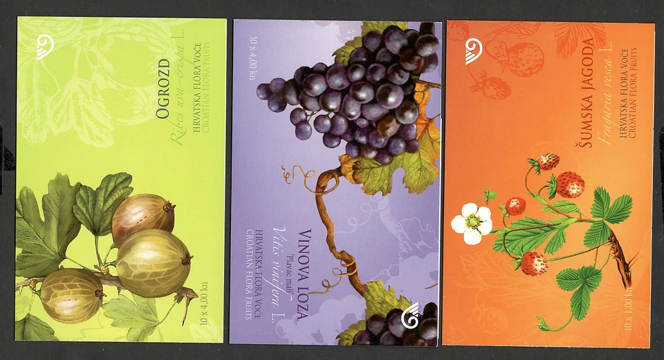 CROATIA-MNH-BOOKLET (10 SETS ) - FLORA - FRUITS -2010. - Image 3 of 4