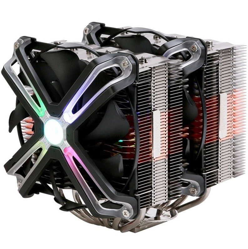 Zalman CNPS20X RGB CPU PC Tower Cooler with Dual 140mm RGB Fans in Black - Image 3 of 4