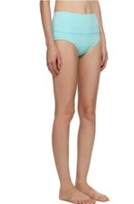 Nike Copa/Blue-Teal Essential High-Waist Banded Bikini Swim Bottom, US XL-NWT
