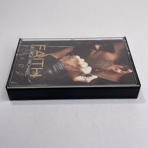 George Michael, Faith (Audio Cassette Tape, 1987) Canada Import, Black Cart - Picture 5 of 8